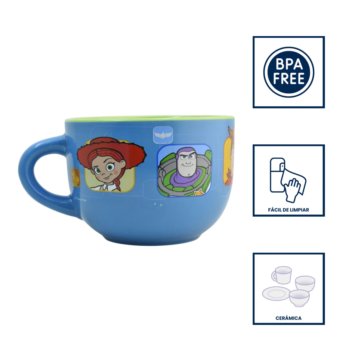 Taza de Cerámica Jumbo Fun Kids Toy Story 5 - 820ml