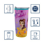 Termo de Acero Inoxidable con Doble Pared Fun Kids Princesas 500ml