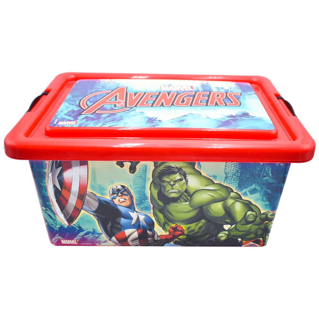Juguetero Organizador de Plástico Avengers Disney 7Lt