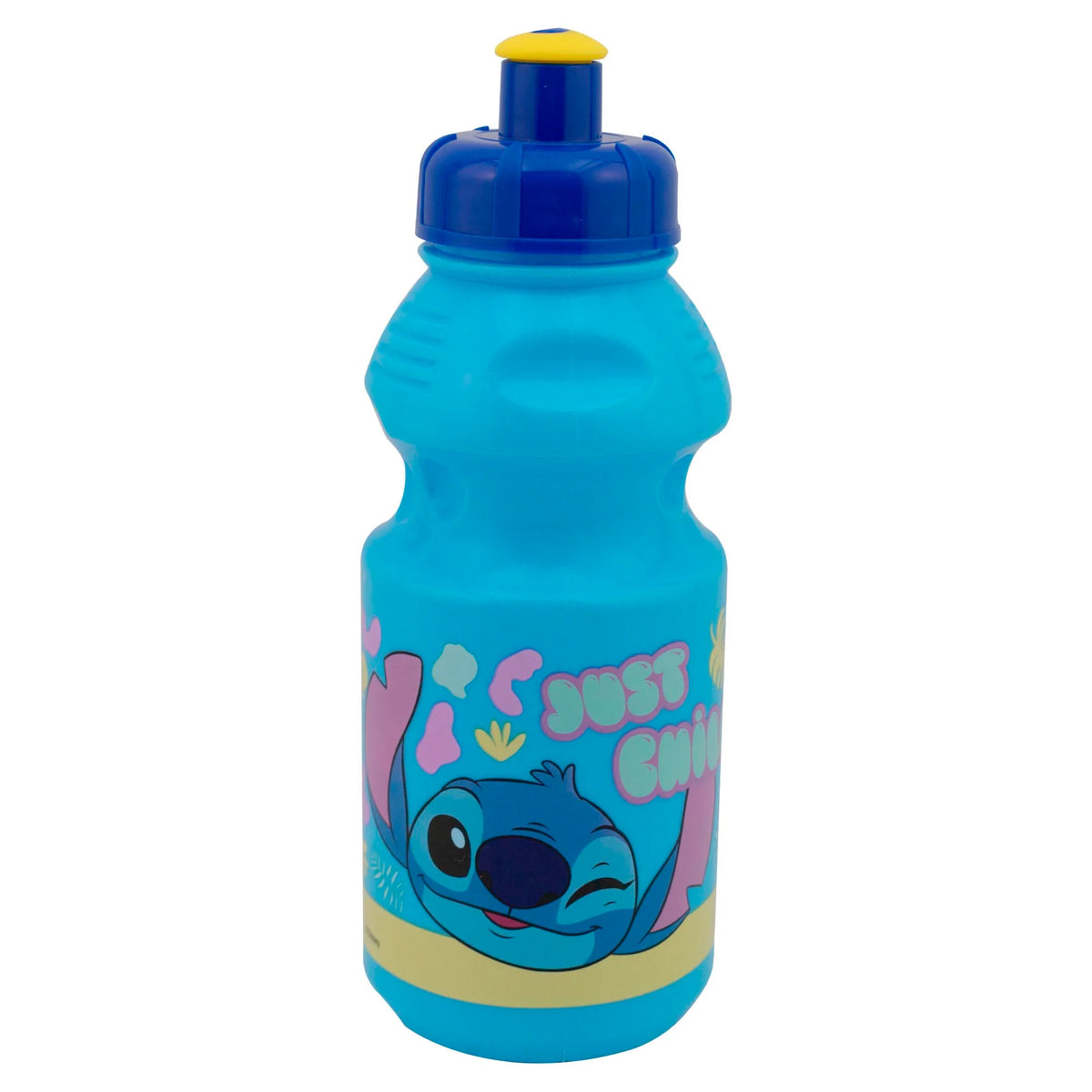 Lonchera Infantil Con Botella Plástico 473ml Disney Stitch
