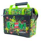 Lonchera Minecraft Verde Y Negro Doble Asa