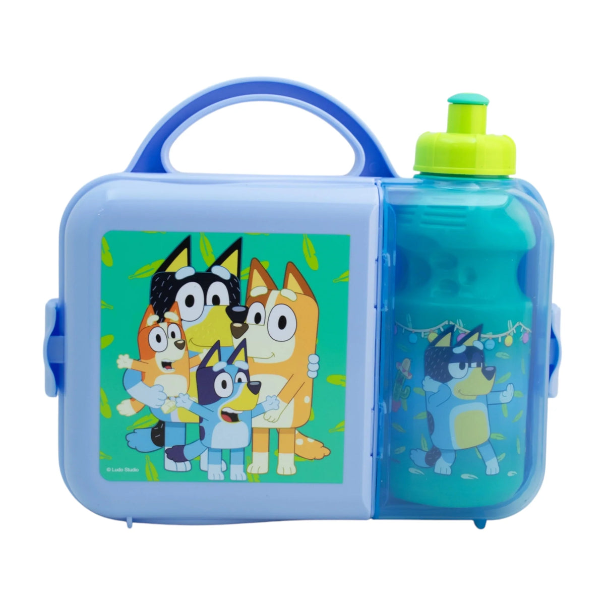 Lonchera de Plástico con Botella Fun Kids Bluey