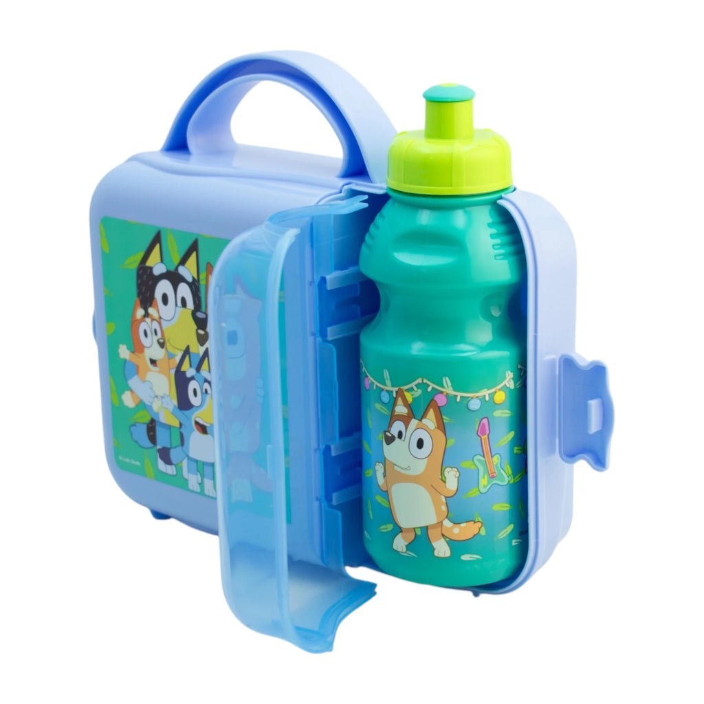 Lonchera de Plástico con Botella Fun Kids Bluey
