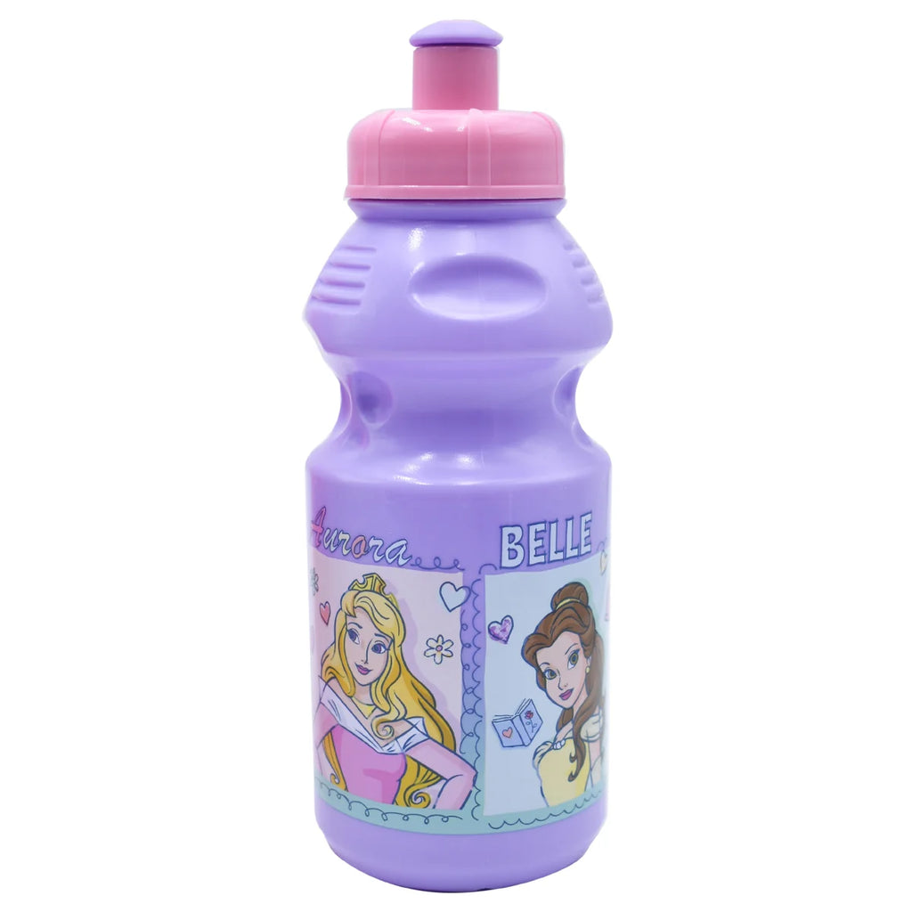 Lonchera Infantil de Plástico con Botella Fun Kids Princesas de Disney
