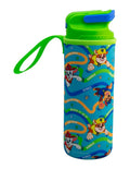 Botella de Plástico con Funda y Tapa Pushup Paw Patrol 600ml