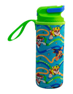 Botella de Plástico con Funda y Tapa Pushup Paw Patrol 600ml