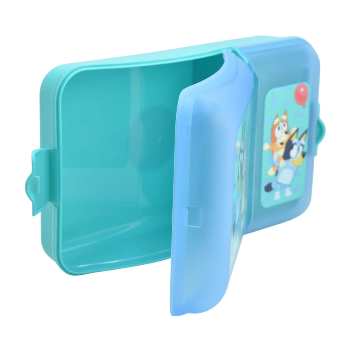 Contenedor de Plástico con 2 Divisiones Bluey 1 Pieza