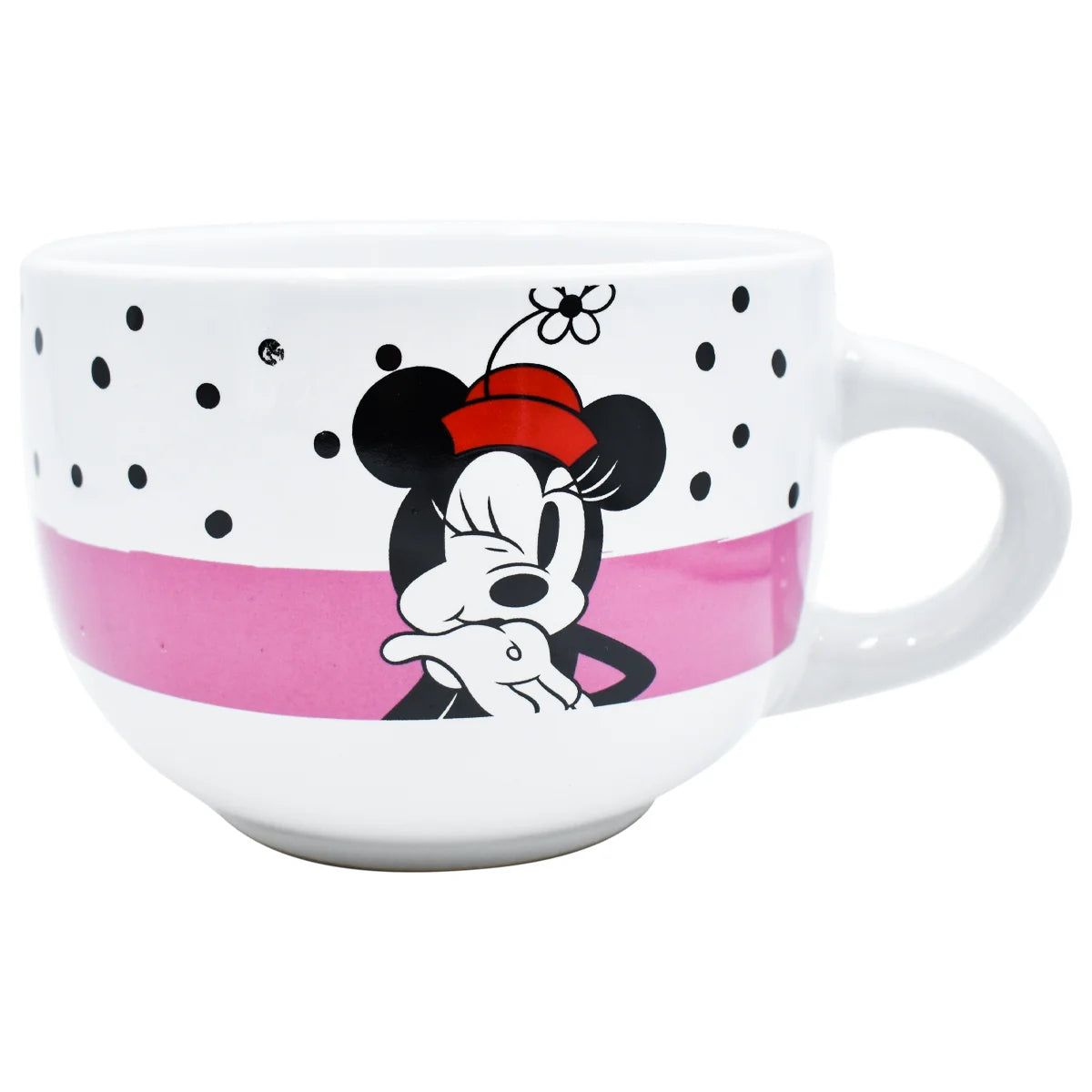 Taza de Cerámica Jumbo Fun Kids Minnie Mouse Love 820ml