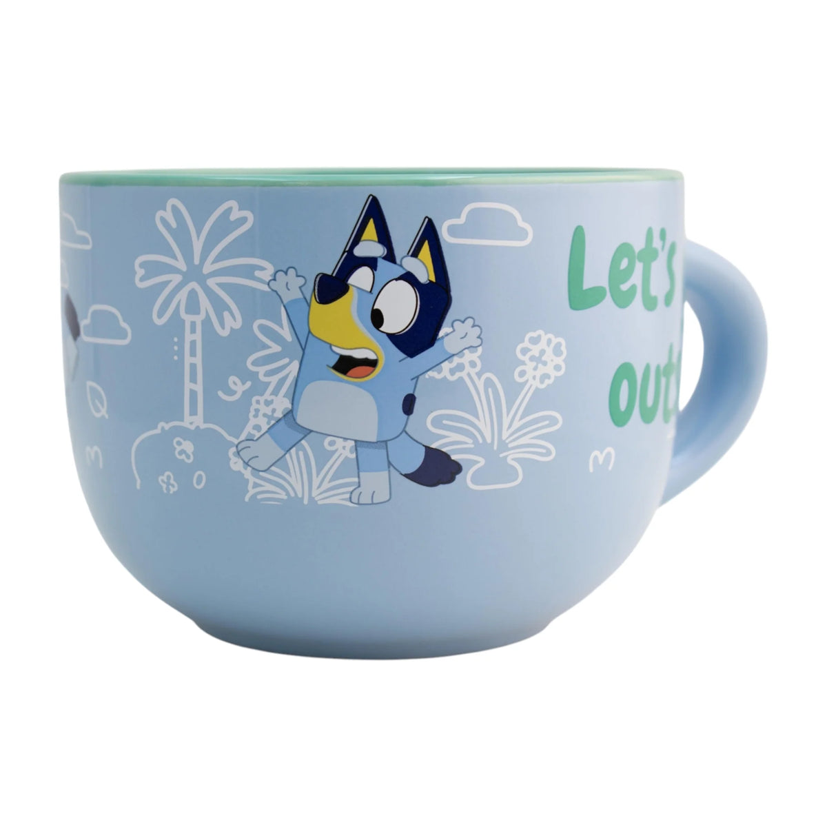 Taza de Cerámica Jumbo Fun Kids Bluey 820ml