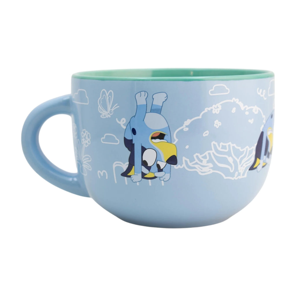 Taza de Cerámica Jumbo Fun Kids Bluey 820ml