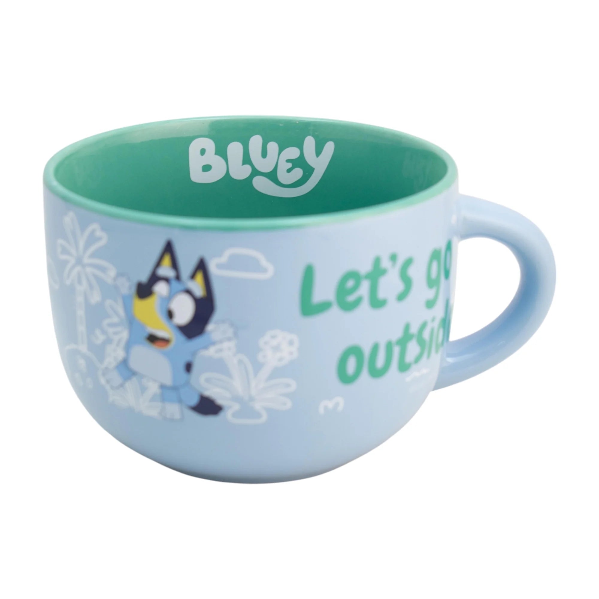 Taza de Cerámica Jumbo Fun Kids Bluey 820ml