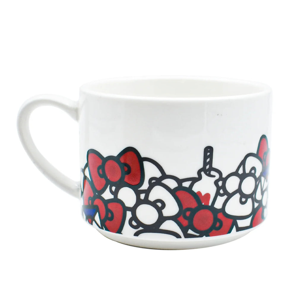 Set Juego Tetera con Tazas Apilable para 2 persona Fun kids Sanrio Hello Kitty Porcelana 4pzas