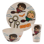 Vajilla Ecológica Fun Kids Harry Potter Fibra de Bambu 16pzas 4 personas