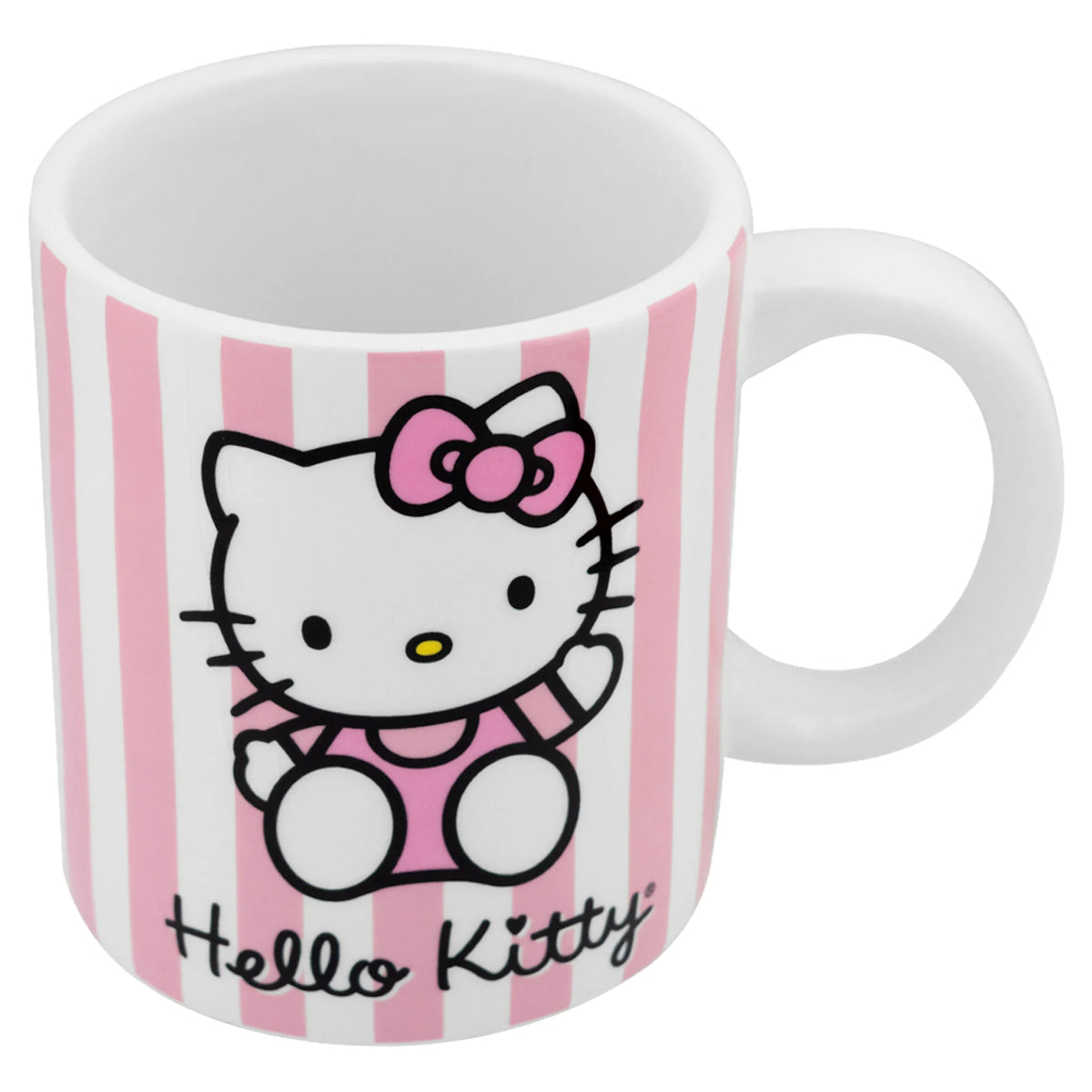 Taza de Cerámica Con Tapa 3D Esculpida Hello Kitty 532ml