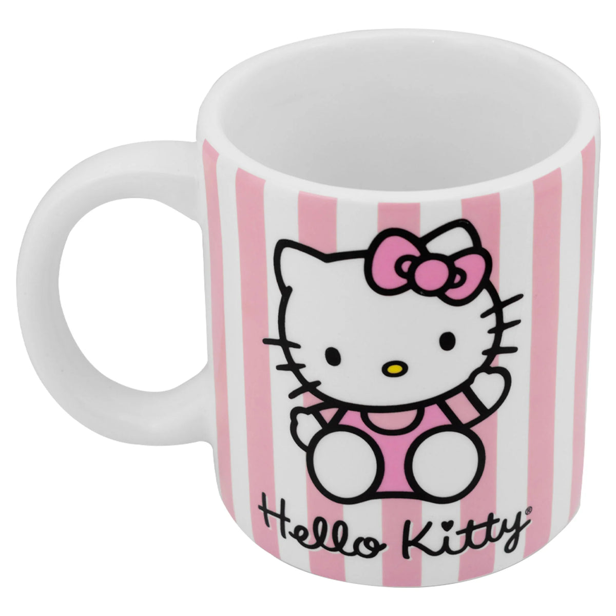 Taza de Cerámica Con Tapa 3D Esculpida Hello Kitty 532ml