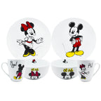Vajilla Fun Kids Disney Mickey Mouse Porcelana 12pz