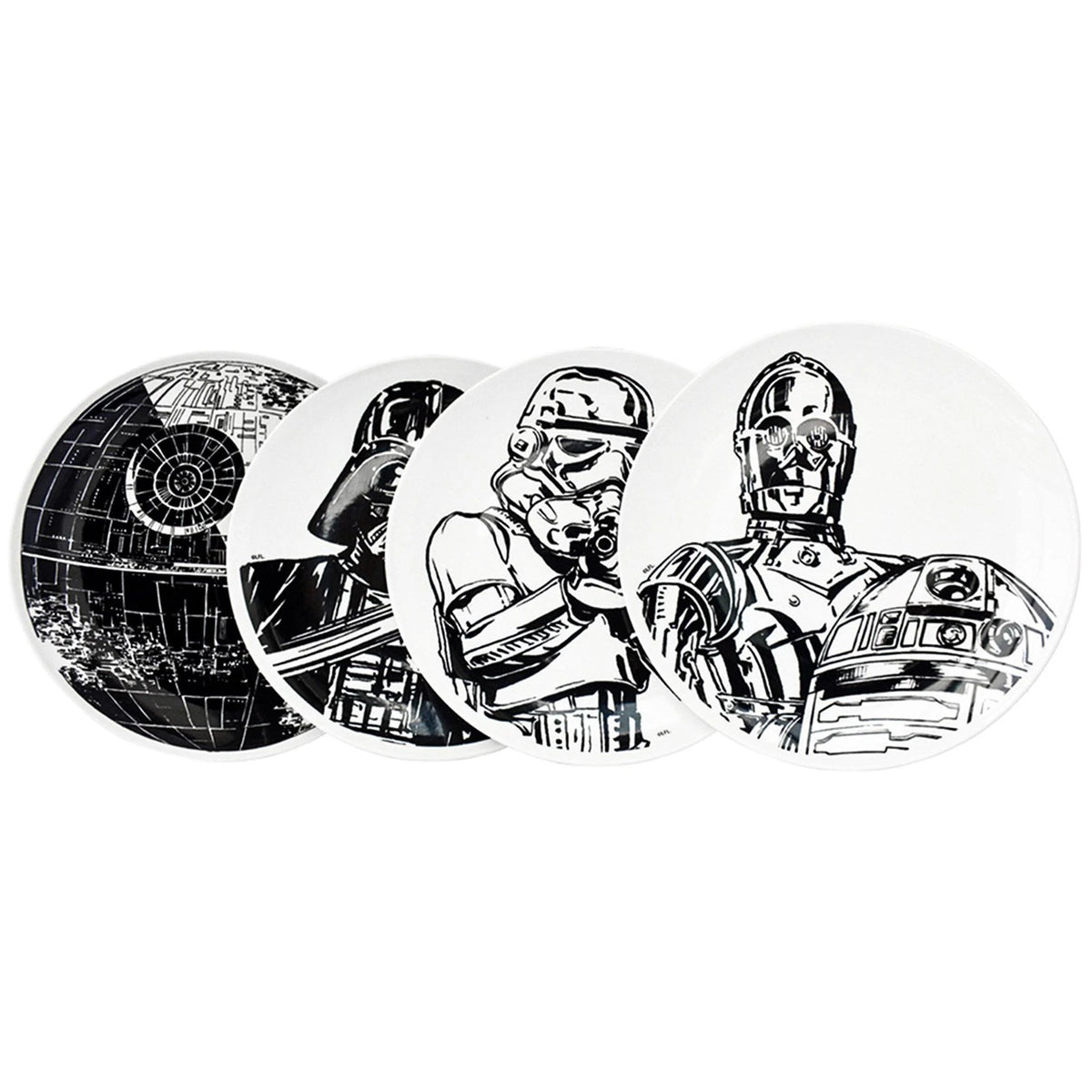 Vajilla de Porcelana Fun Kids Disney Star Wars 12pz
