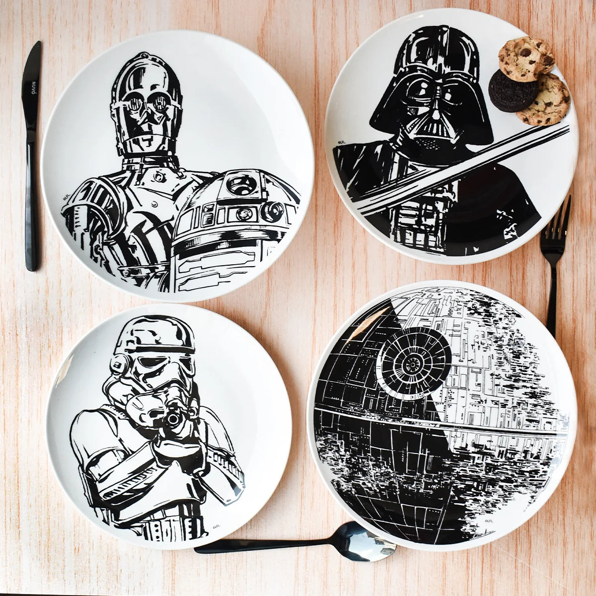 Vajilla de Porcelana Fun Kids Disney Star Wars 12pz