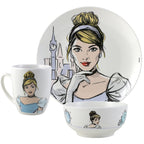 Vajilla Fun Kids Disney Princesas Porcelana 12pz