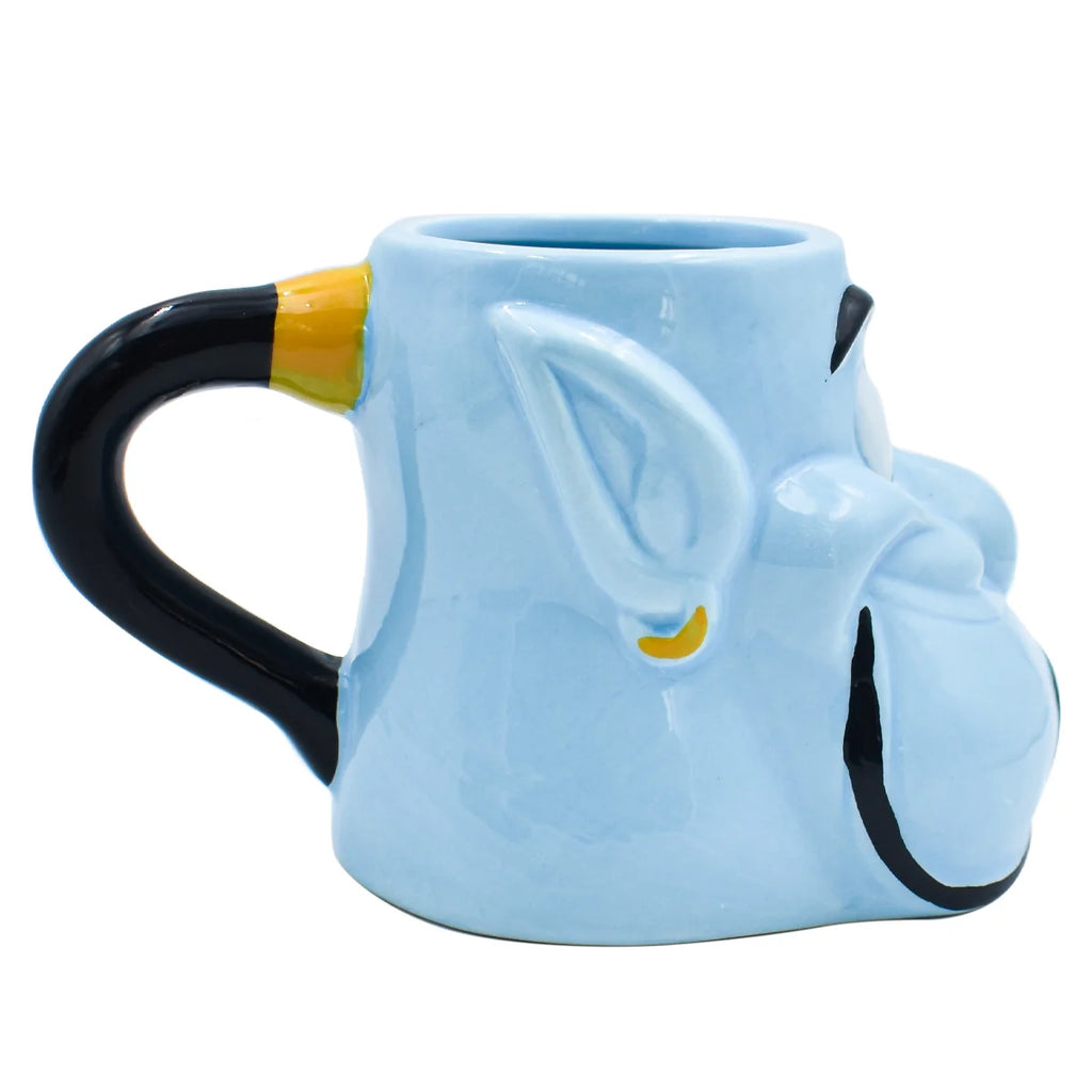 Taza Azul Fun Kids Disney Clasicos Aladdin Genio de la lampara Ceramica 300ml