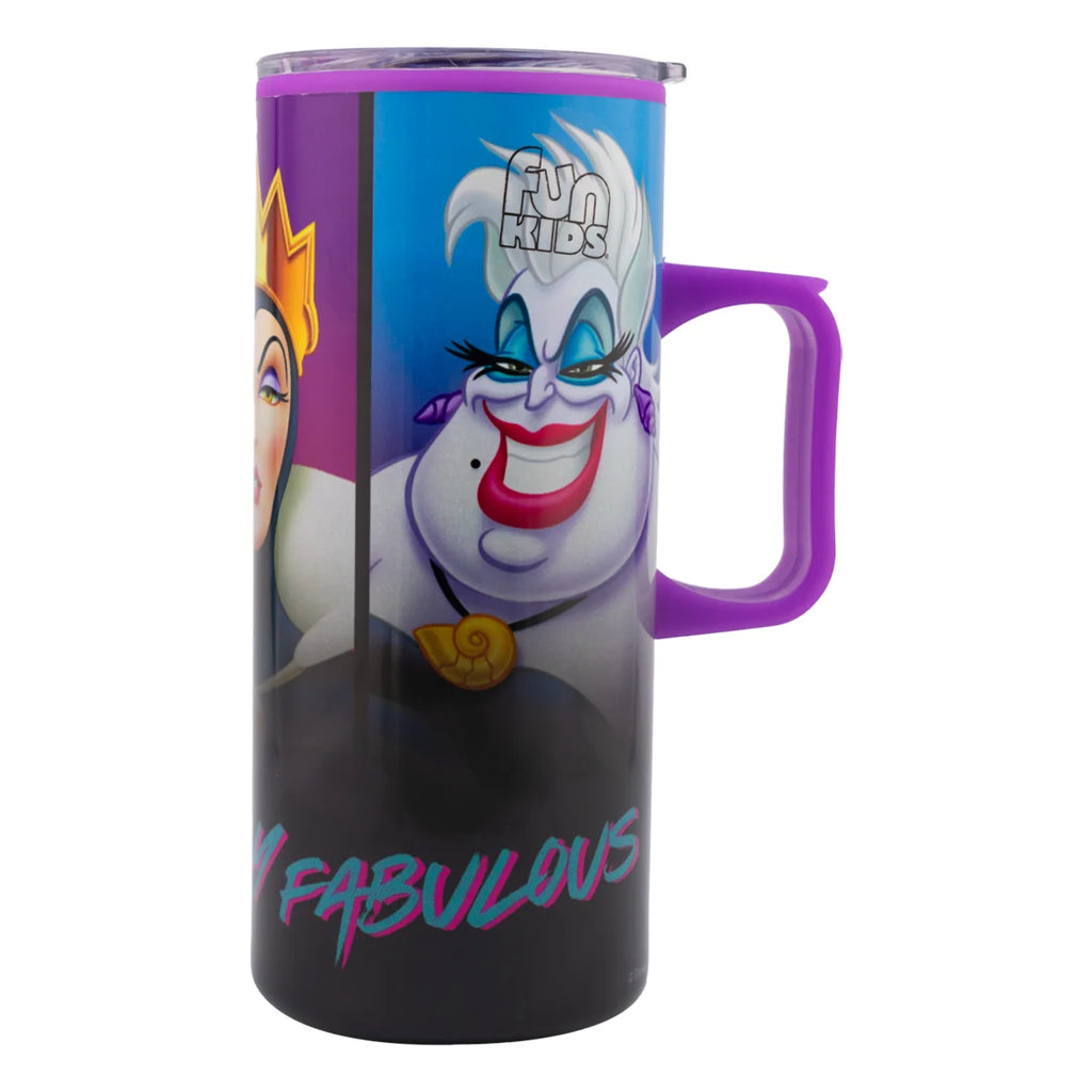 Termo de Acero Inoxidable con Doble Pared y Asa Villanas Disney 500ml