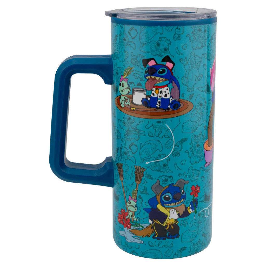 Termo de Acero Inoxidable con Doble Pared y Asa Stitch Disfraces 500ml