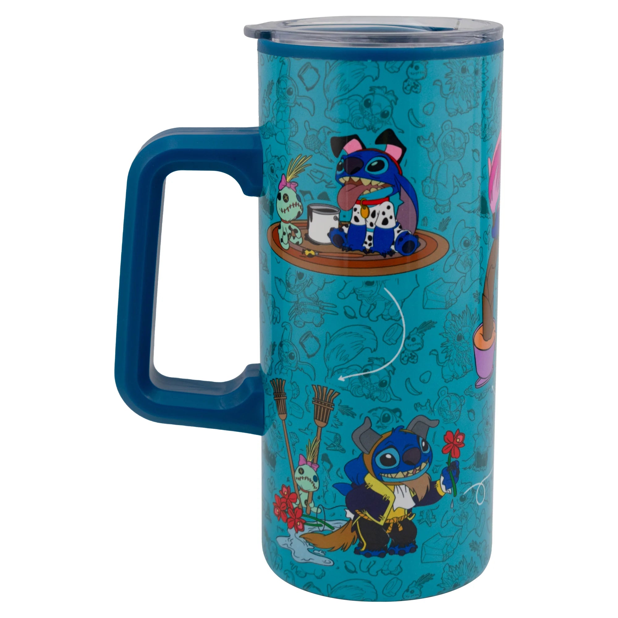 Termo de Acero Inoxidable con Doble Pared y Asa Stitch Disfraces 500ml