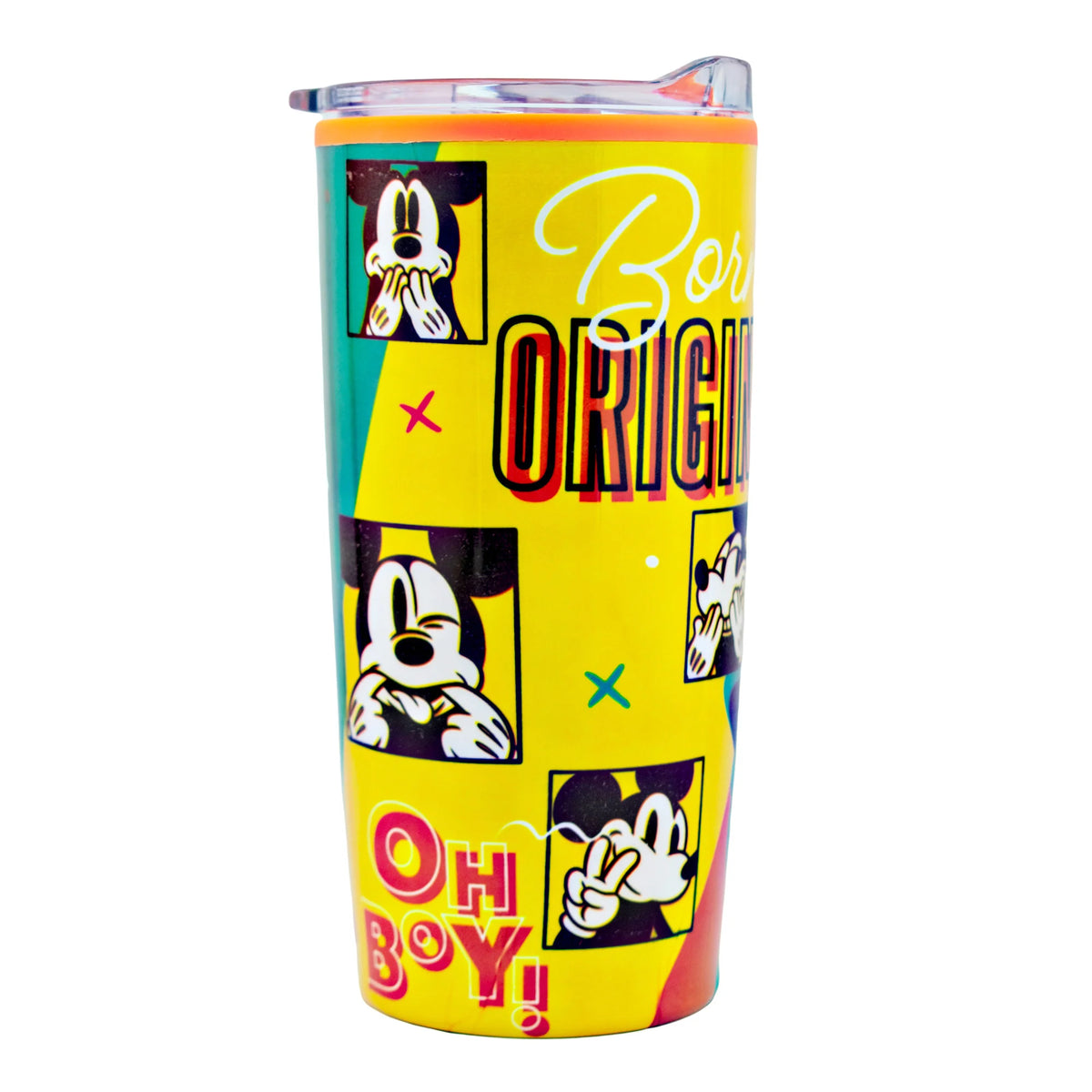 Termo de Acero Inoxidable con Doble Pared Fun Kids Mickey Mouse 500ml