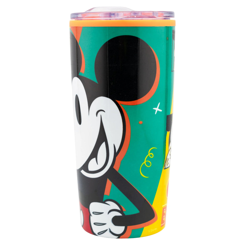 Termo de Acero Inoxidable con Doble Pared Fun Kids Mickey Mouse 500ml