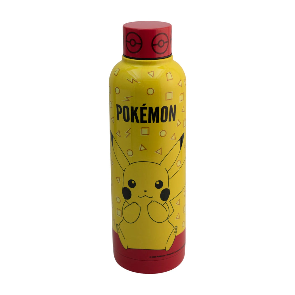 Termo de Acero Inoxidable con Doble Pared Fun Kids Pikachu 500ml