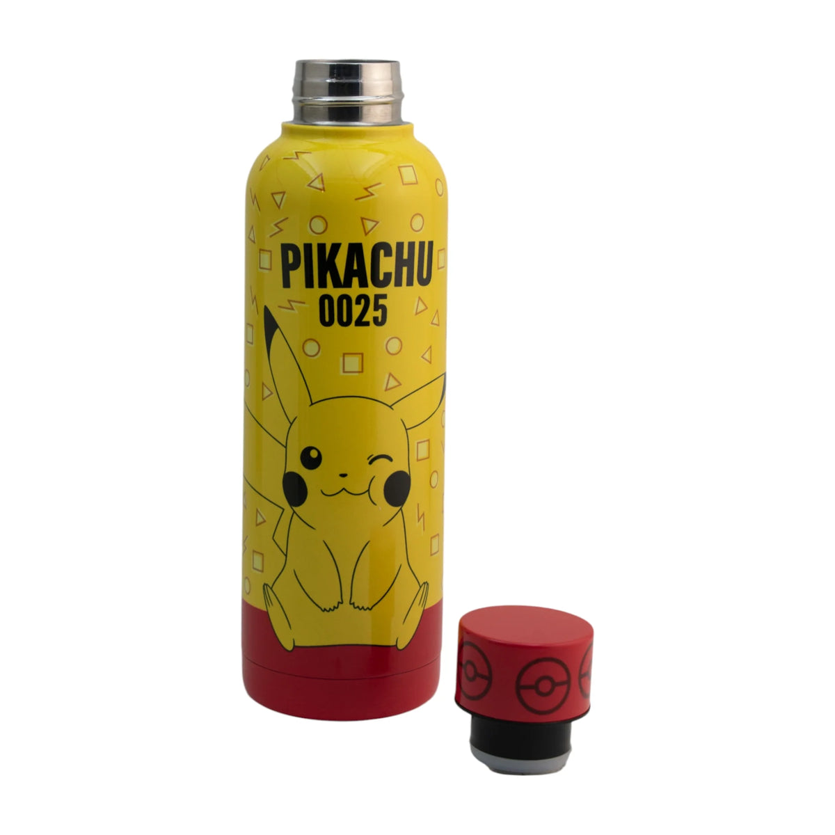 Termo de Acero Inoxidable con Doble Pared Fun Kids Pikachu 500ml
