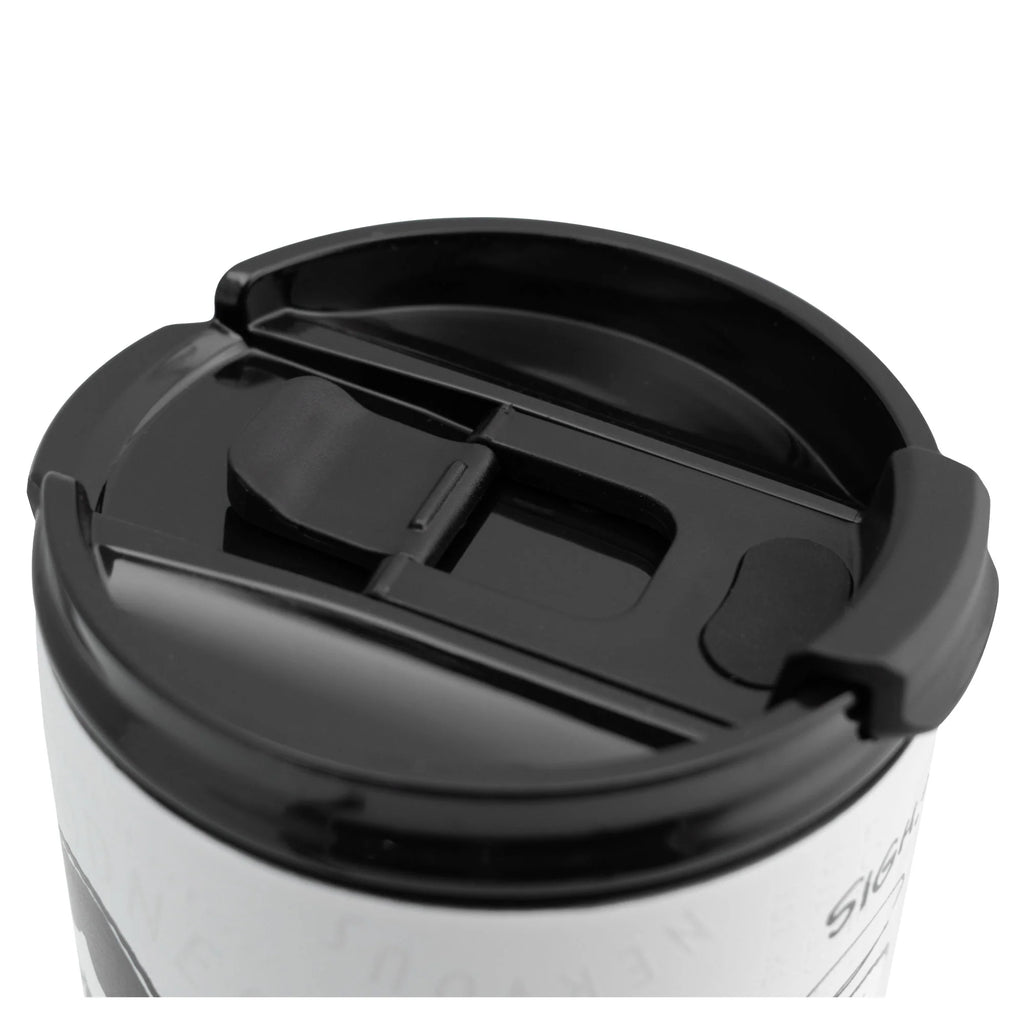 Termo de Acero Inoxidable con Doble Pared, Tapa y Popote Snoopy 600ml