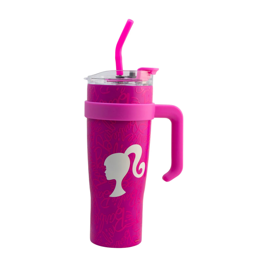 Termo de Acero Inoxidable con Doble Pared y Tapa Doble Barbie 1.2 Litros