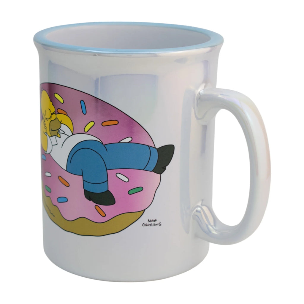 Taza de Cerámica Jumbo Iridiscente Los Simpson Homero 790ml