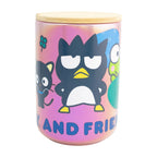 Frascos Iridiscente Con Tapa de Bambu Hello Kitty And Friends 790ml