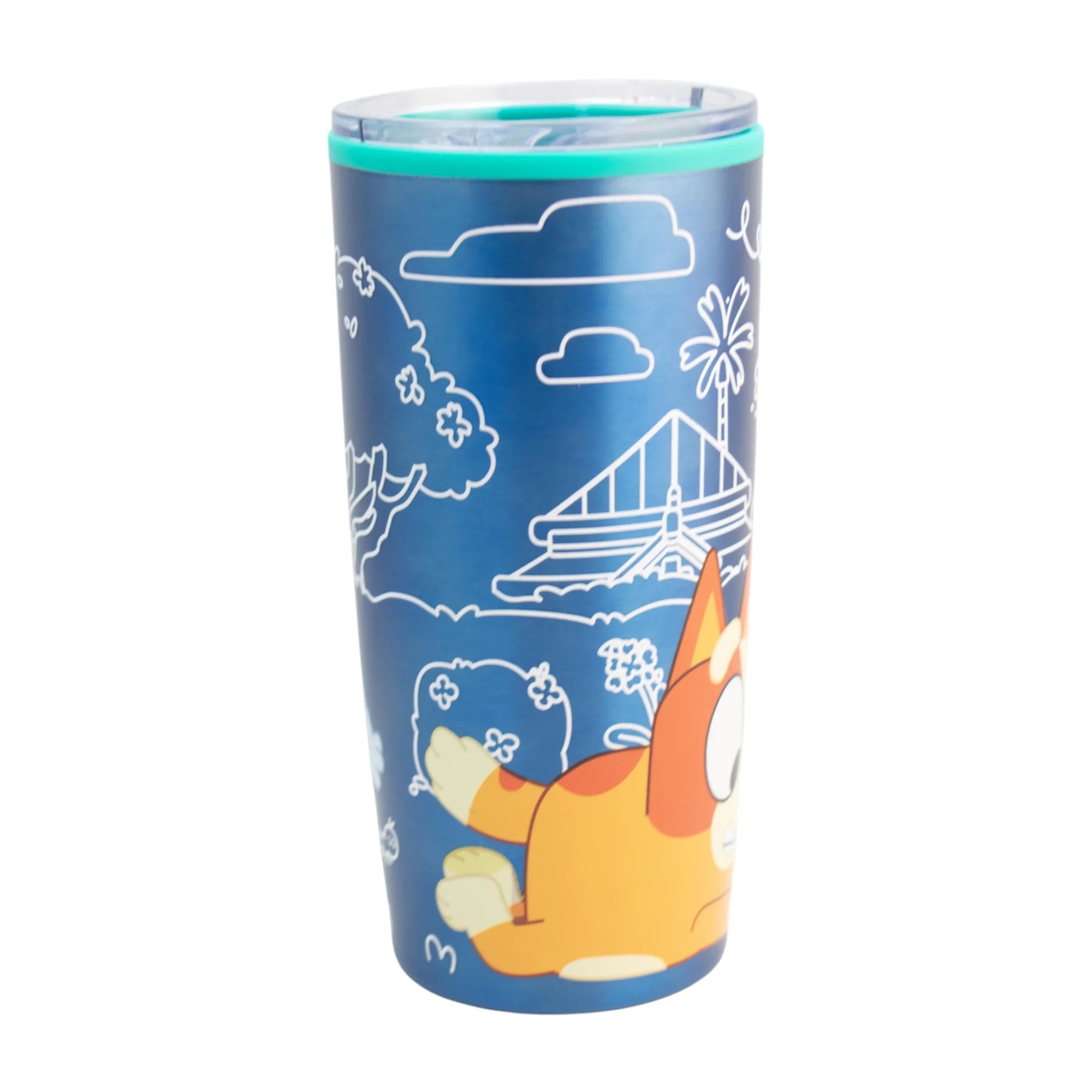 Termo de Acero Inoxidable con Doble Pared Fun Kids Bluey 500ml