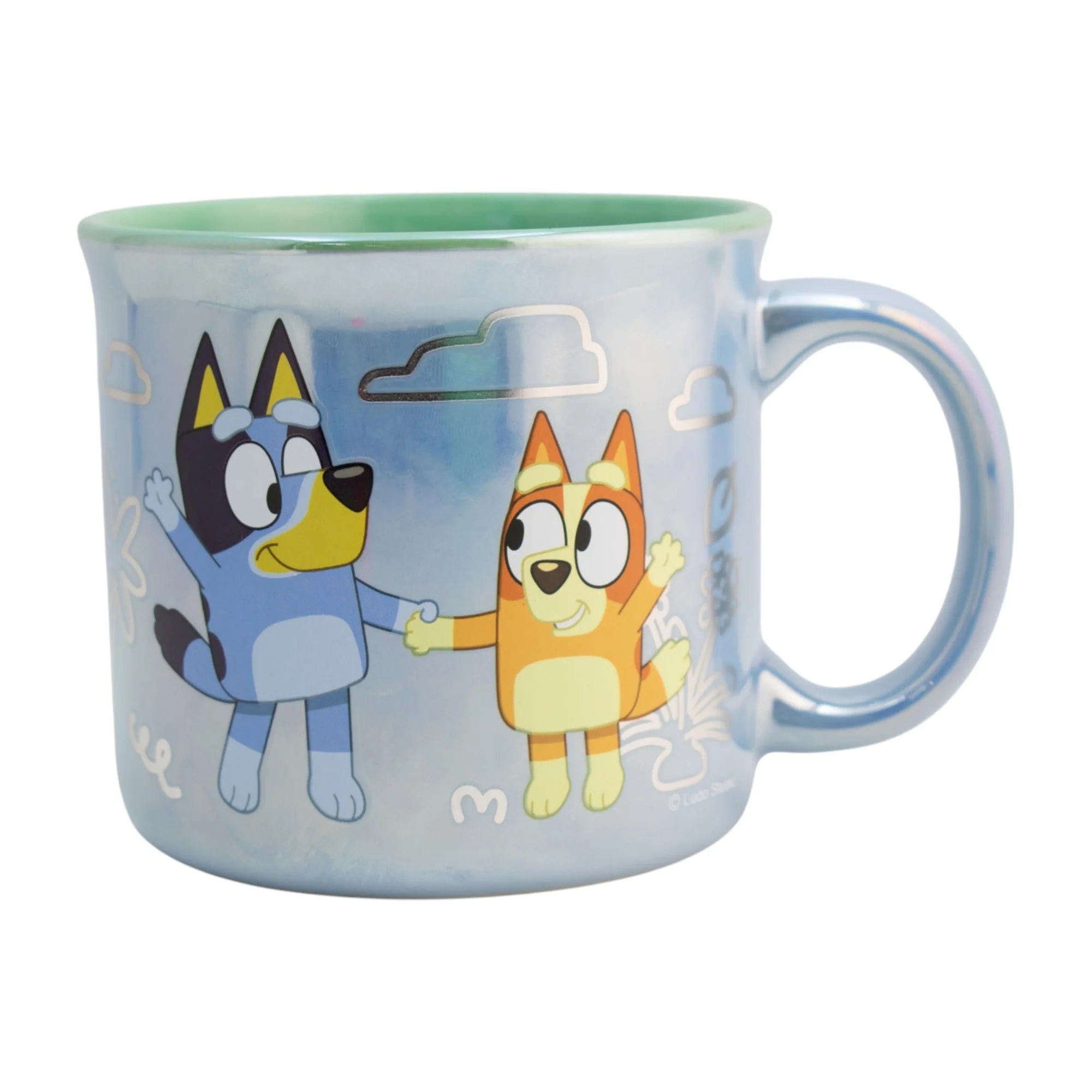 Taza de Cerámica Iridiscente Fun Kids Bluey 430ml