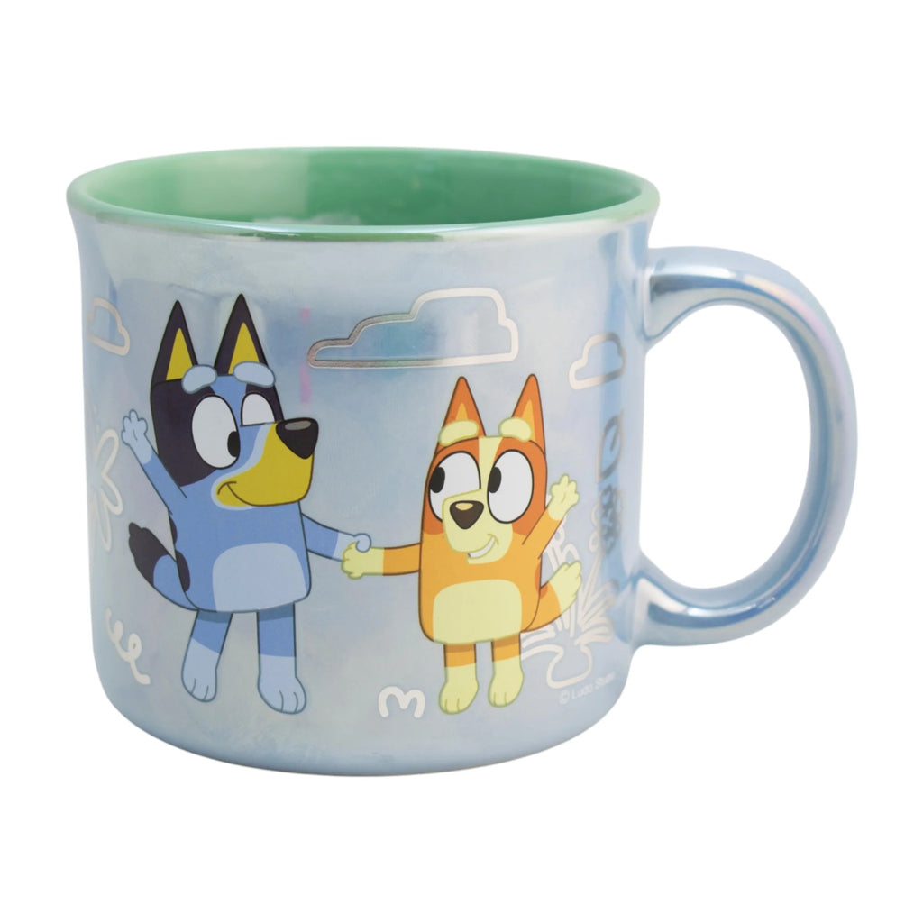 Taza de Cerámica Iridiscente Fun Kids Bluey 430ml