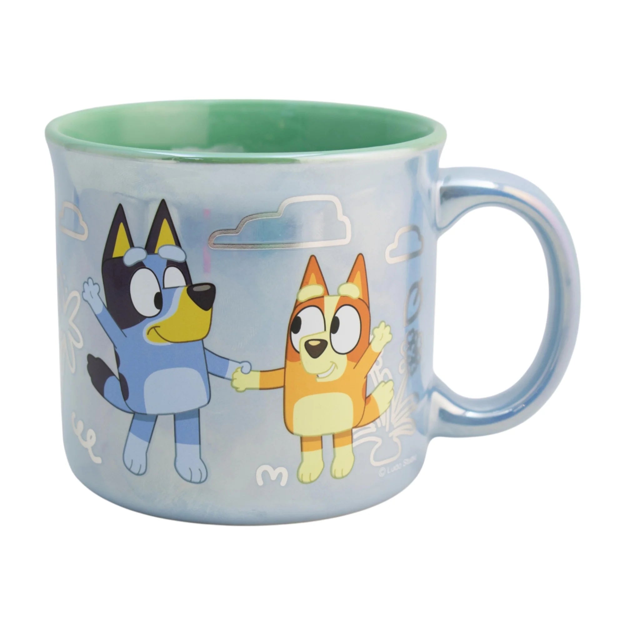 Taza de Cerámica Iridiscente Fun Kids Bluey 430ml