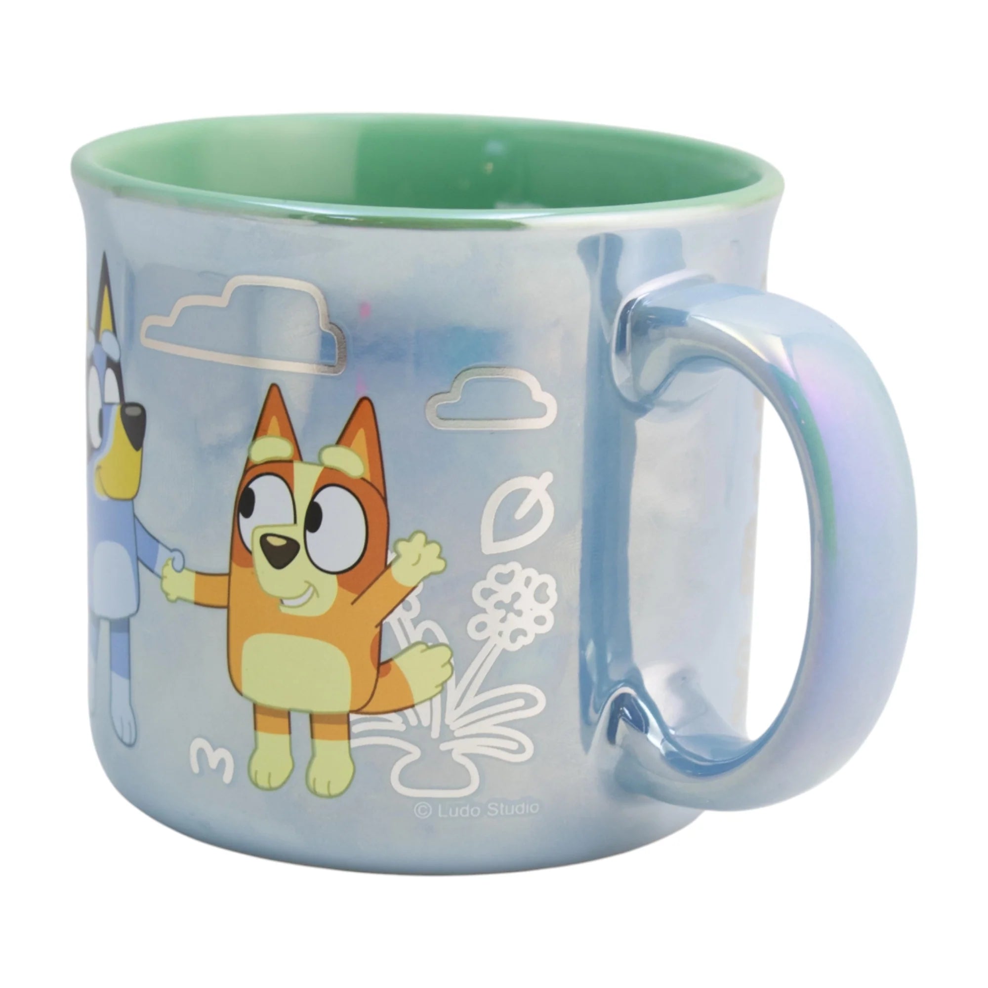 Taza de Cerámica Iridiscente Fun Kids Bluey 430ml