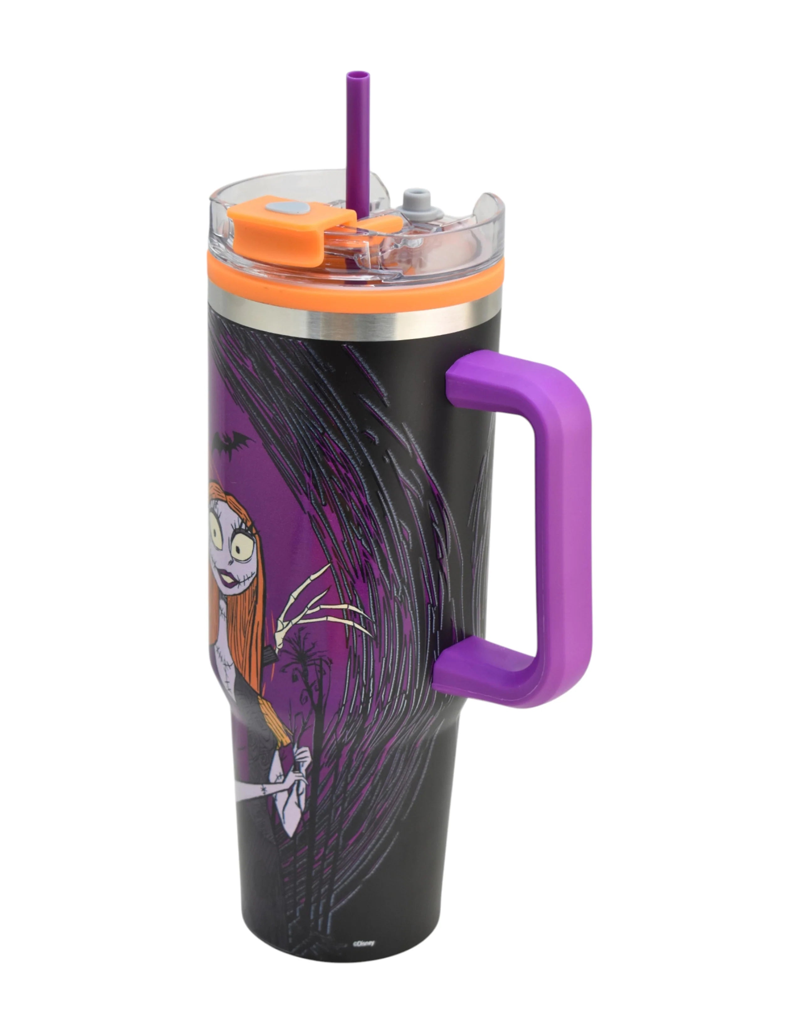 Termo de Acero Inoxidable con Doble Pared, Asa Y Popote Jack 1.2 Litros