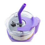 Termo de Acero Inoxidable con Doble Pared y Tapa Doble Friends Gris 1.2 Litros