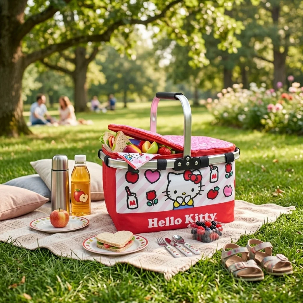 Canasta para Picnic Térmica Plegable Fun Kids Hello Kitty
