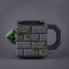 Taza de Cerámica 3D Cubo Minecraft Creeper 620ml