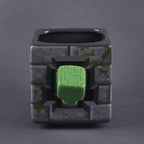 Taza de Cerámica 3D Cubo Minecraft Creeper 620ml
