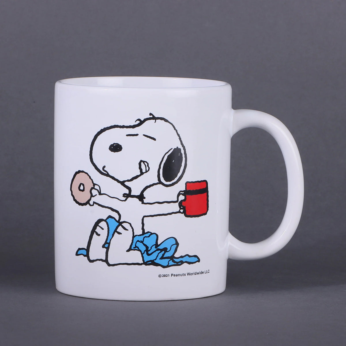 Taza de Cerámica Grande con Caja Regalo Fun Kids Peanuts Snoopy 480ml
