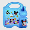 Lonchera Infantil de Plástico con Botella Fun Kids Disney Mickey Emoji
