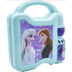 Lonchera Infantil de Plástico con Botella Fun Kids Frozen Anna Elsa Disney