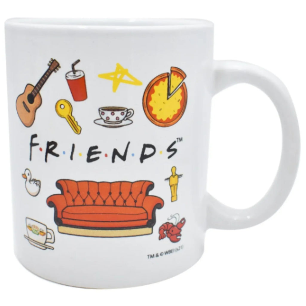 Taza Blanca con caja Fun Kids Friends Ceramica 480 ml