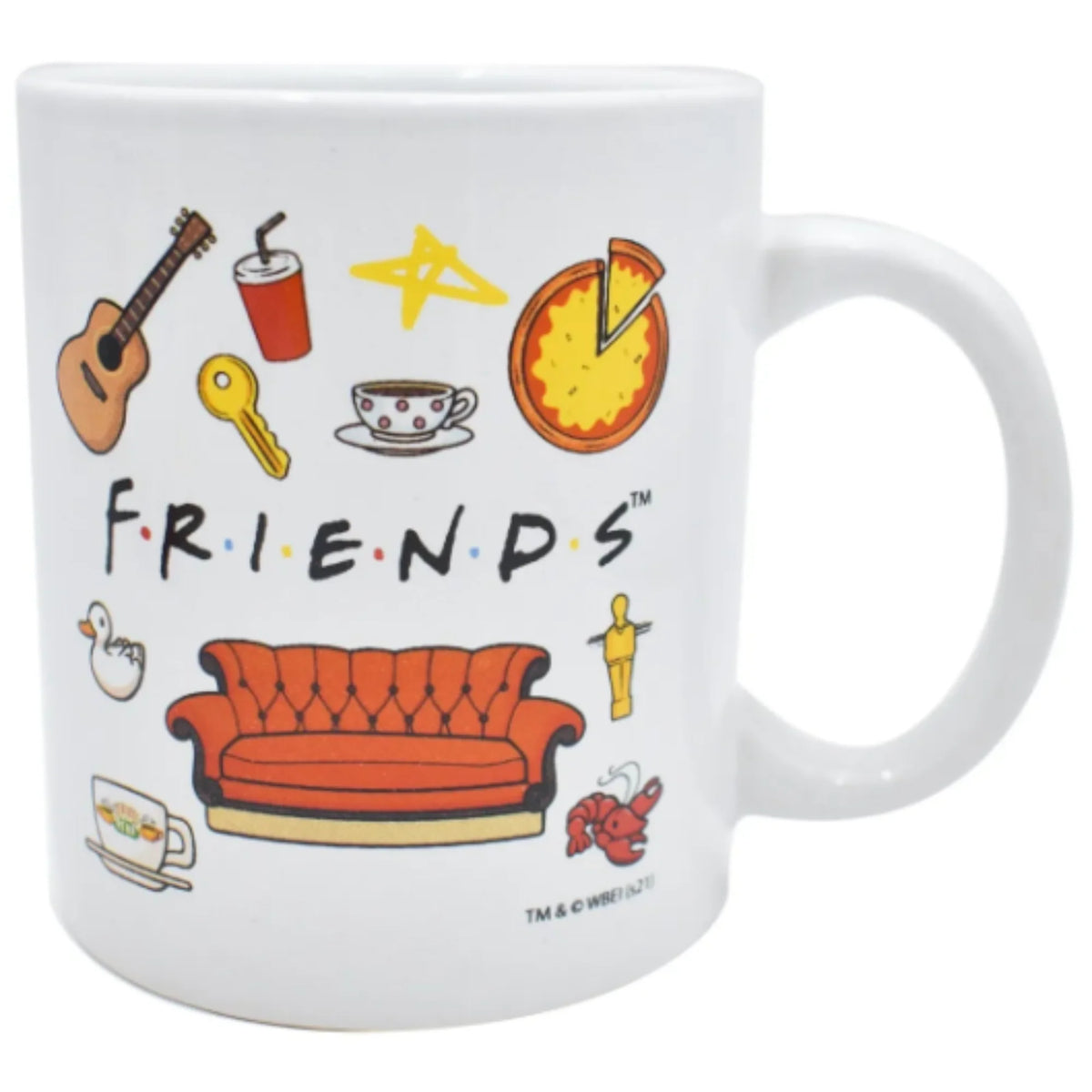 Taza Blanca con caja Fun Kids Friends Ceramica 480 ml